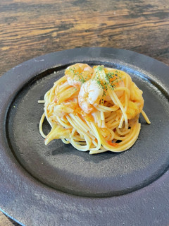 海老とキャベツのトマトクリームパスタ-レシピのメイン写真