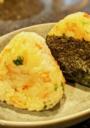 天むす風おむすび-レシピのメイン写真
