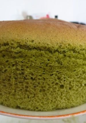 スライスチーズで抹茶チーズスフレケーキ-レシピのメイン写真