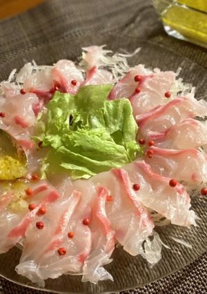 【簡単】タイのカルパッチョ-レシピのメイン写真