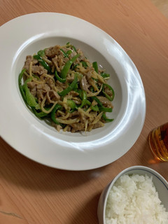 中華鍋で青椒肉絲-レシピのメイン写真