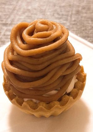 市販のタルト台で簡単モンブラン！-レシピのメイン写真