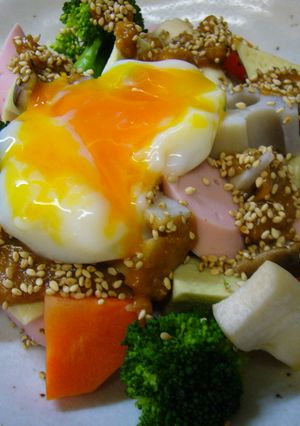 ガドガド風♪温野菜サラダ☆-レシピのメイン写真
