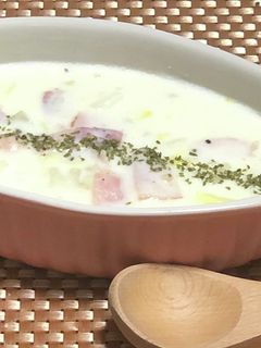 レンチンで!白菜とベーコンのクリーム煮-レシピのメイン写真