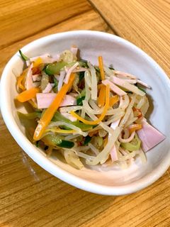 中華くらげ使った中華風もやしサラダ-レシピのメイン写真