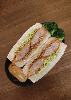 JK☆とんかつサンドイッチ弁当♪-レシピのメイン写真