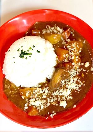 チーズパラパラでトロトロ　チーズカレー-レシピのメイン写真