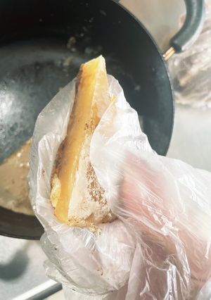 簡単!スムーズ!揚げ油の処理-レシピのメイン写真