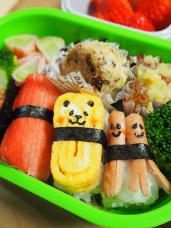 子ども喜ぶ♪お寿司風弁当-レシピのメイン写真