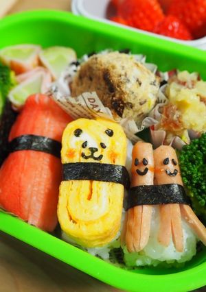 子ども喜ぶ♪お寿司風弁当-レシピのメイン写真