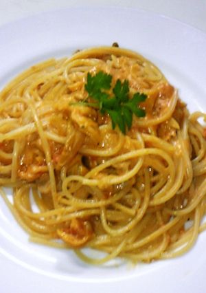 キャベツのトマトクリームソースパスタ-レシピのメイン写真