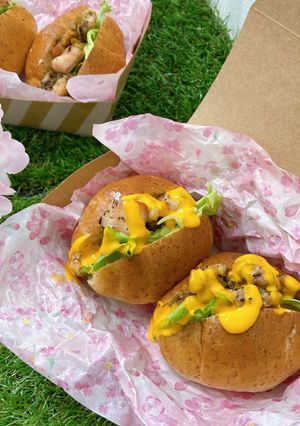 チーズたっぷり!グリルチキンサンド-レシピのメイン写真