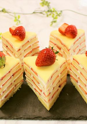 いちごチーズミルクレープ-レシピのメイン写真