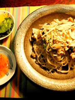 エスニック焼きビーフン・パクチー香る麺!-レシピのメイン写真