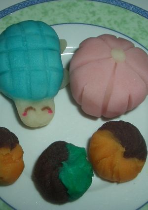 ●練りきりの手順　さくらver.●-レシピのメイン写真