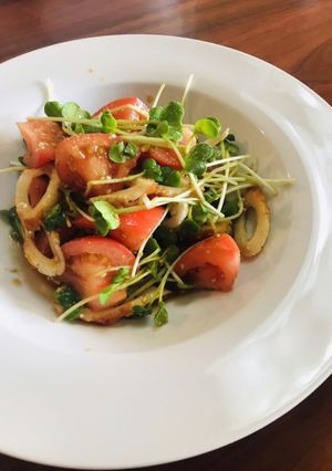 トマトとカイワレの中華サラダ-レシピのメイン写真