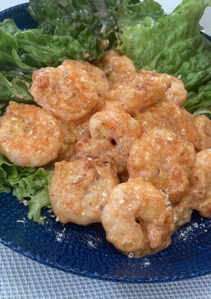 ＊ビーフスパイス使用＊大人のエビマヨ-レシピのメイン写真