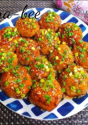 キャベツたっぷり肉団子の味ぽん甘酢あん-レシピのメイン写真