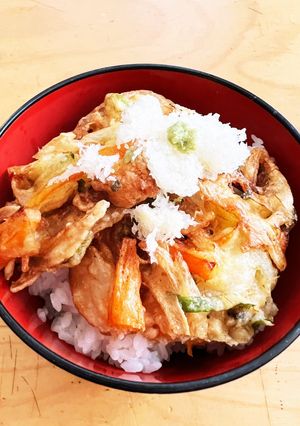 釣って来たホウボウのかき揚げ茶漬け-レシピのメイン写真