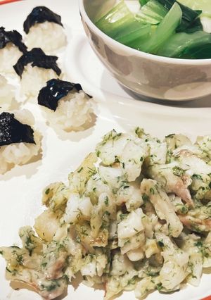 幼児食 鱈の青のりマヨネーズ焼き-レシピのメイン写真