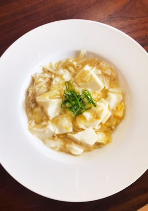 エノキと玉子のとろとろ豆腐-レシピのメイン写真