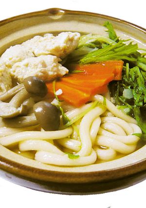 鶏だんごのうどんすき-レシピのメイン写真