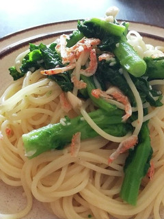 菜の花と桜海老のパスタ-レシピのメイン写真