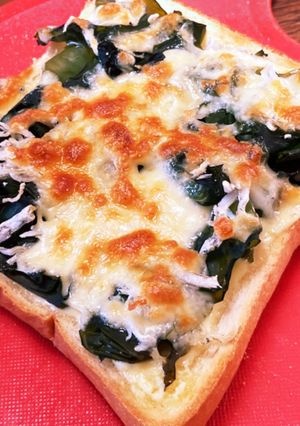 しらすわかめトースト-レシピのメイン写真