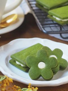ホワイトデーに♡抹茶チョコサンドクッキー-レシピのメイン写真