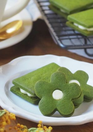 ホワイトデーに♡抹茶チョコサンドクッキー-レシピのメイン写真