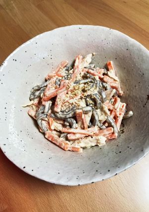 人参とサラダチキンとつきこんにゃくサラダ-レシピのメイン写真