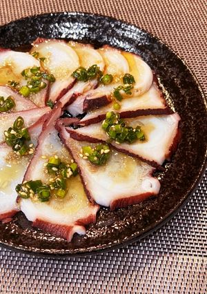 中華風タコのカルパッチョ-レシピのメイン写真