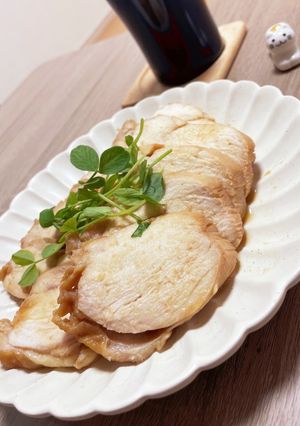 簡単柔らか鶏むね肉のチャーシュー-レシピのメイン写真
