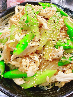 チキンとアスパラの春雨サラダ-レシピのメイン写真