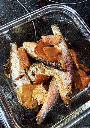 圧力鍋で簡単 業務スーパー冷凍鰯の甘露煮-レシピのメイン写真