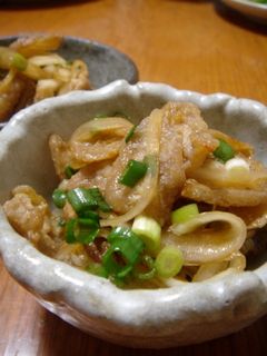 新玉ねぎで☆鶏皮ぽん-レシピのメイン写真
