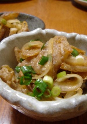新玉ねぎで☆鶏皮ぽん-レシピのメイン写真