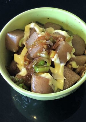 簡単こんにゃくの照りマヨ丼-レシピのメイン写真