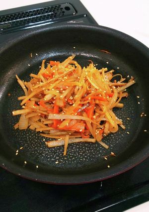 残り物根菜きんぴら-レシピのメイン写真