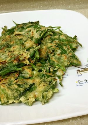 韓国⭐︎クリスピーにらチヂミ　부추전-レシピのメイン写真