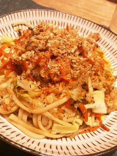 ヘルシオで焼きうどん-レシピのメイン写真