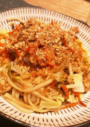 ヘルシオで焼きうどん-レシピのメイン写真