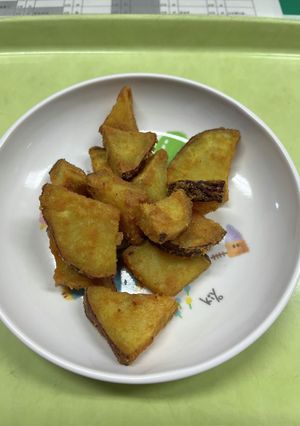 【保育園給食】きな粉いも-レシピのメイン写真