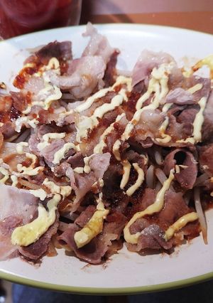 簡単！レンジでもやしと豚バラ肉蒸し-レシピのメイン写真