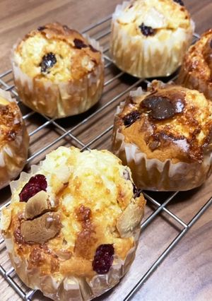 米粉マフィン(クランベリー&チョコ)-レシピのメイン写真