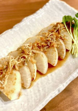 大根消費に！焼き大根のしらす薬味旨ダレ-レシピのメイン写真