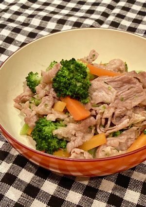 ＊豚肉とブロッコリーのオイスター炒め＊-レシピのメイン写真