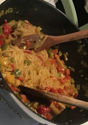 ペペロニとリーキのパスタ-レシピのメイン写真