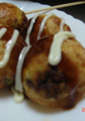 山芋とミンチ入り　たこ焼き風う～！！-レシピのメイン写真
