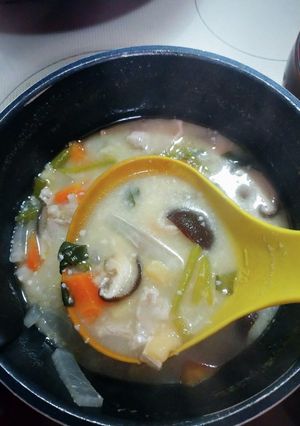 酒粕 旨味のかたまり 味噌汁-レシピのメイン写真